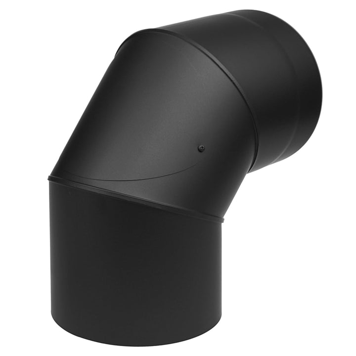 raik Rauchrohrbogen/Ofenrohrbogen 90° Coltherm Doppelwandig mit Isolierung Durchmesser 150 mm mit Re
