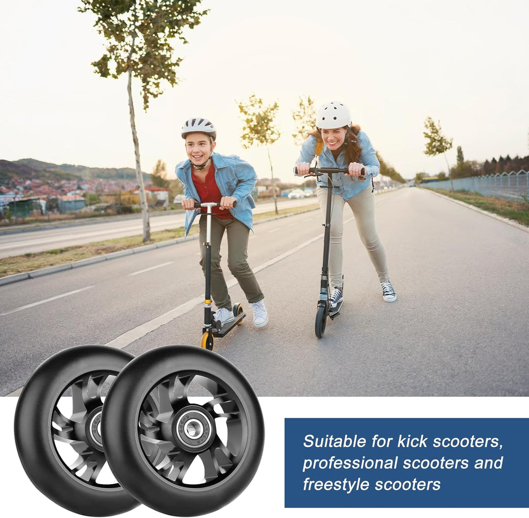 Stunt Scooter Rollen, 2 Stück Scooter Ersatzräder, Stunt Scooter Räder mit ABEC-9 Aluminium Kugellag