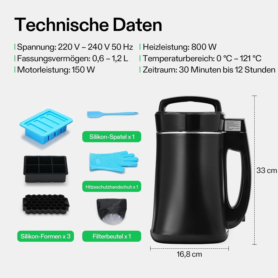 VIVOSUN Kräuter-Decarboxylierungs- und Infusionsmaschine, botanischer Extraktor und Infuser zur Hers