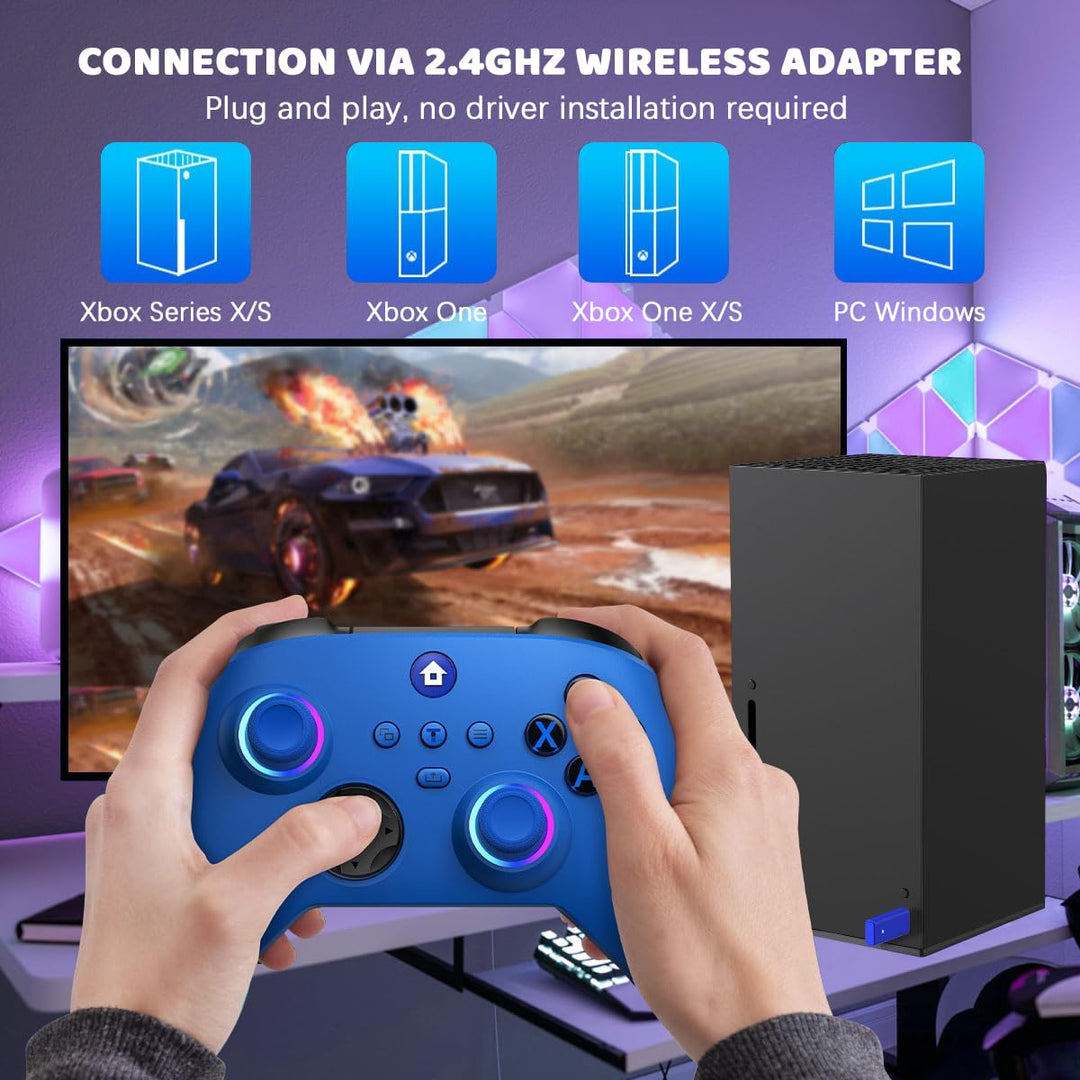 Lampelc Xbox One Controller, Xbox Wireless Controller für Xbox Series X&S/Xbox One/Elite/Windows 7/8