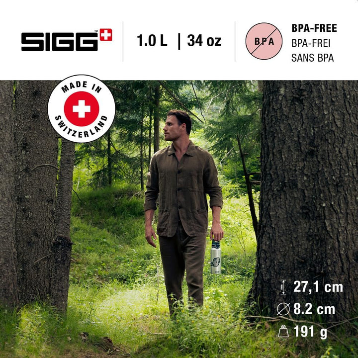 Sigg - Alu Trinkflasche - WMB ONE - Made in Switzerland - ClimatePartner Zertifiziert - Kohlensäure