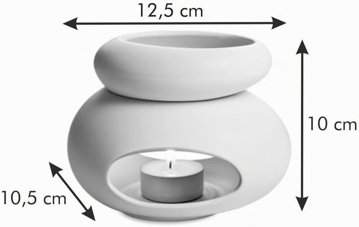Tescoma Stones Fancy Home Aroma-Diffusor, Keramik, Bianco, TU