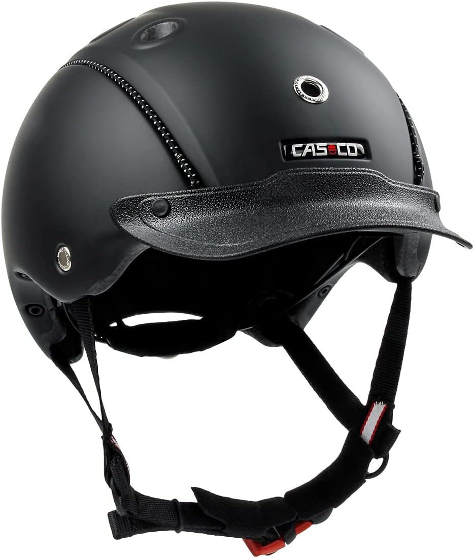 Kinder REIT-, Fahrrad- und Skihelm Choice Turnier schwarz S (52-56cm), Schwarz S (52-56cm)