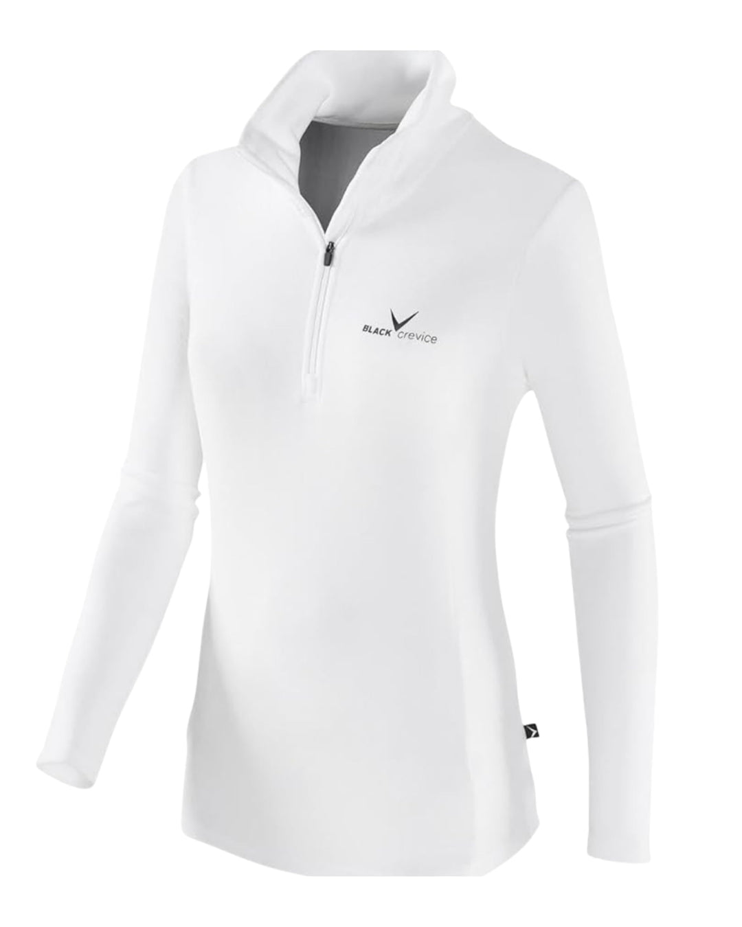 Black Crevice Damen Fleece-Skirolli I Ski-Pullover für Damen Grössen I Damen-Funktionsshirt I Damen