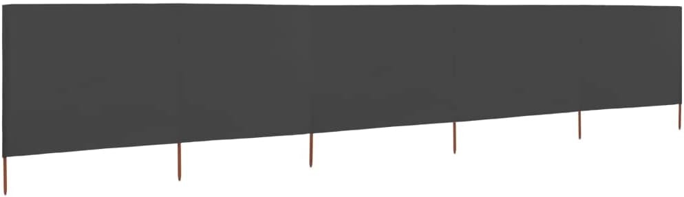 Windschutzgewebe,Windschutz Sichtschutz Balkon,Sichtschutzzaun Anthrazit,600 x 160 cm 600 x 160 cm A