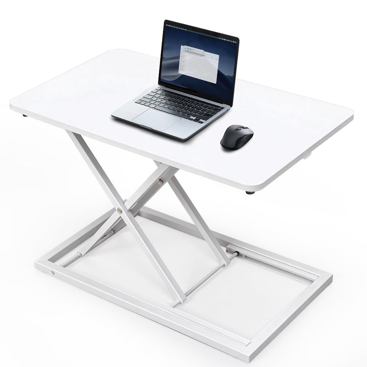 Gugxiom Stehpult-Konverter Höhenverstellbar, 60CM Einzel-Stehpult-Aufsatz für Ergonomische Sitz-Steh
