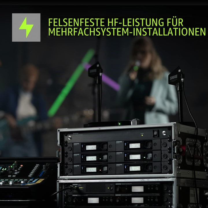 Shure GLXD16+ Dual Band Pro Digital Wireless System - Perfekt für Gitarre und Bass - 12 Stunden Akku