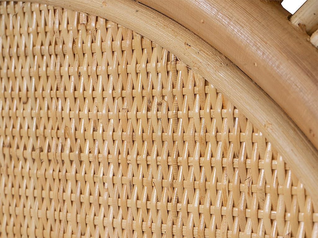 Vente-unique - Bettkopfteil - Rattan - 140 cm - Naturfarben - SOLIA