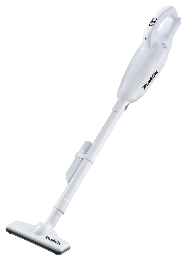 Makita Akku Staubsauger (Behälter 0,6 l, 3 Saugstufen, Saugkraft max. 30 W, mit Papierfilter, mit LE