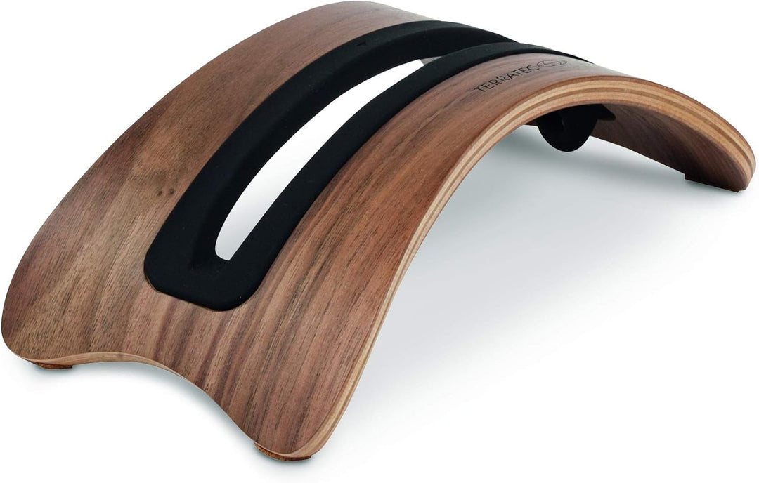 TERRATEC Holz zwei, MacBook Ständer/Dock aus Echtholz, Für MacBook Pro und MacBook Air, Holz Zwei