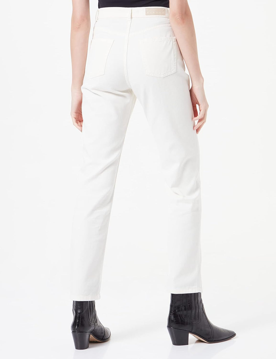 SISLEY Damen Jeans 27 Creamy White Denim 10r, 27 Creamy White Denim 10r