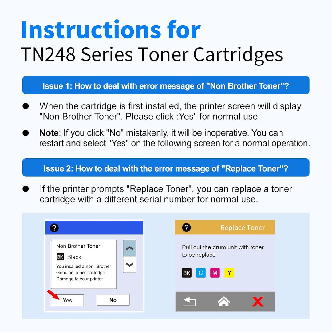MYCARTRIDGE TN248XL Kompatibel für Brother TN248 TN248XL für Brother MFC-L3760CDW Toner DCP-L3560CDW