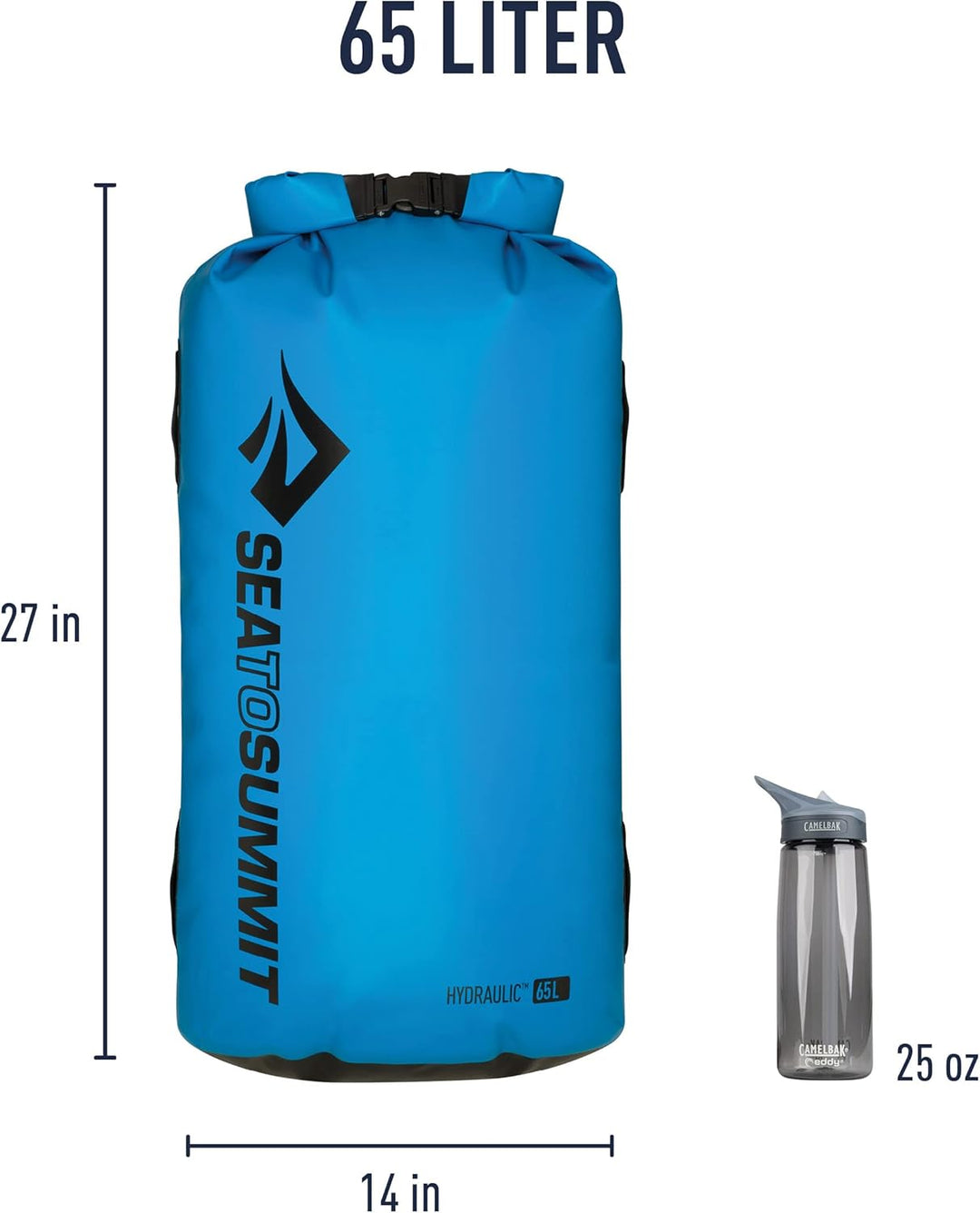 Sea to Summit Hydraulic Dry Bag 65 Liter Blue, 65 Liter Blue