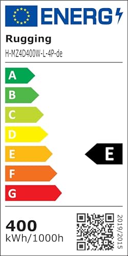 Rugging LED Strahler Flutlichter LED 400W 40000lm Superhell Strahler Aussen Flutlichtstrahler 6500K
