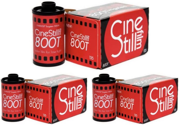CineStill Folie 800 Wolfram, 35 mm, 3 Stück