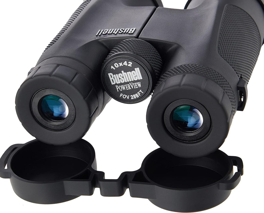 Bushnell Fernglas 10x42 Powerview - kompakt, robust, perfektes Allzweck Fernglas, sehr klares Bild 1