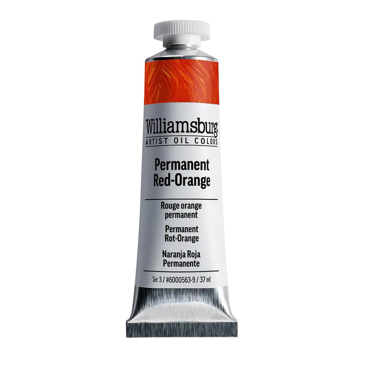 Williamsburg - Handgemachte Oelfarbe - 37 ml - Permanent Rotorange 37 Ml Tube Permanent Red Orange,
