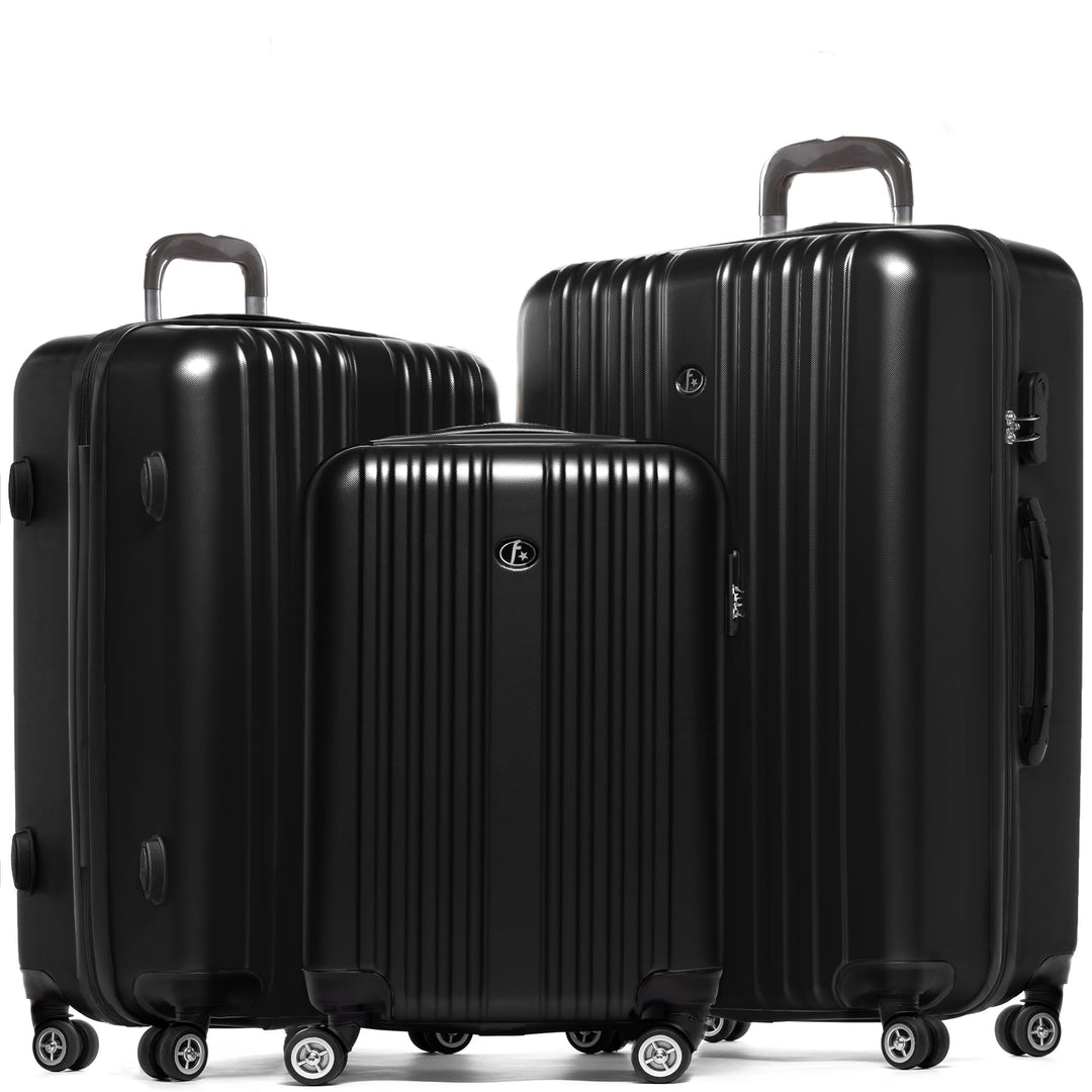 FERGÉ Kofferset Hartschale 3-teilig Toulouse Trolley-Set - Handgepäck 55 cm, L und XL 3er Set Hartsc