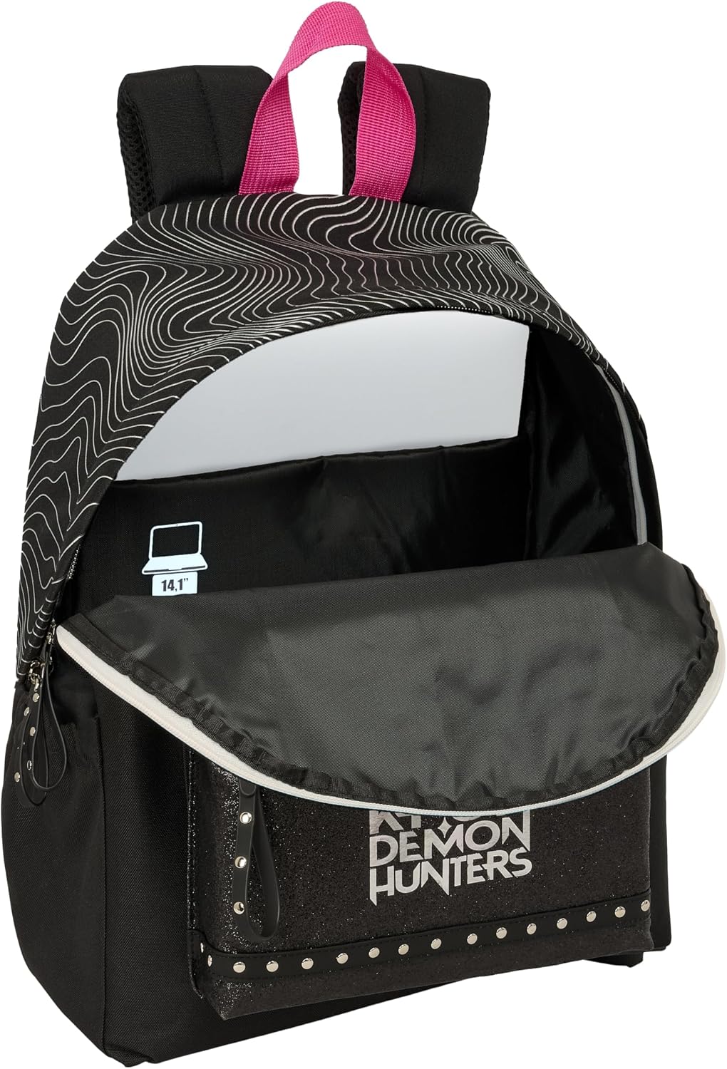 K-Pop Demon Hunters - Energy Rucksack für Laptops mit 35,8 cm (14,1 Zoll), ideal für Jugendliche ver