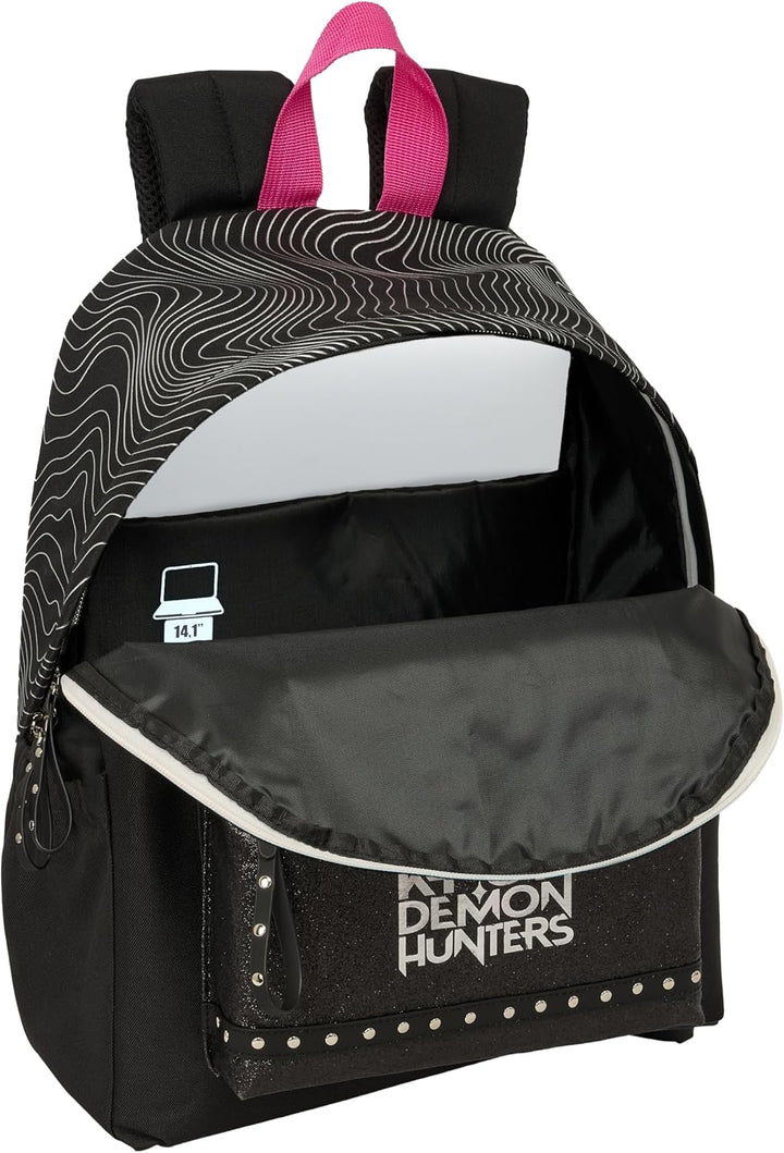 K-Pop Demon Hunters - Energy Rucksack für Laptops mit 35,8 cm (14,1 Zoll), ideal für Jugendliche ver