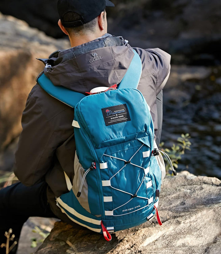 MOUNTAINTOP 35L Wanderrucksack Herren Damen Reiserucksack Trekkingrucksack Leicht Outdoor Camping Ru