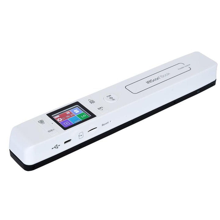 IRIScan Book 7 : handScanner | Dokumentenscanner A4 | Scannen auf Word, PDF, XLS | SD-Karte | Scanne