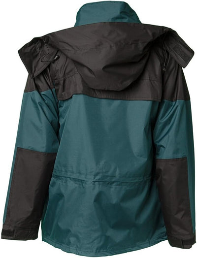 Planam 3131 Outdoor-Twister-Jacke - Optimale Sicherheit und Komfort - Farbe: Grün/Schwarz - Grösse: