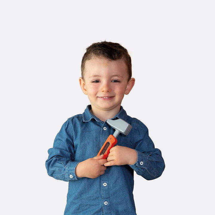 Smoby - Black+Decker Werkbank (56x34x103 cm) - Spielzeug-Werkzeugbank für Kinder ab 3 Jahre mit Werk