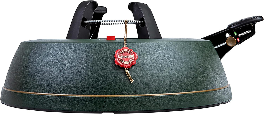 Krinner Comfort Grip M Christbaumständer Weihnachtsbaumständer, Kunststoff, Grün, 36 cm