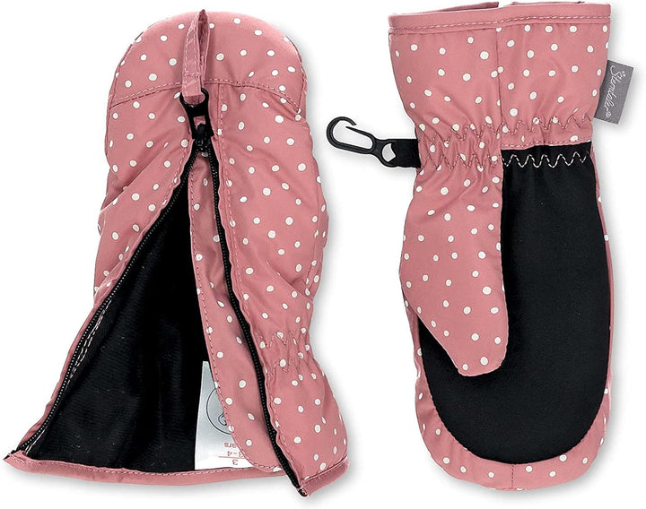 Sterntaler Baby Mädchen Fäustel Punkte Handschuh - Baby Fäustlinge Winter, Baby Handschuhe - wasserd