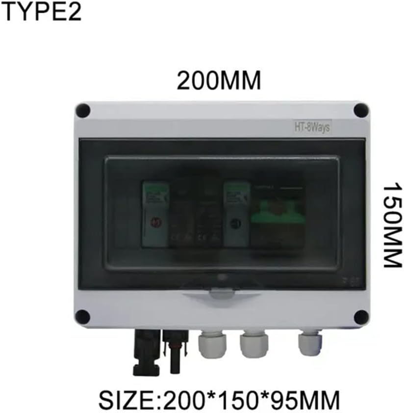 Solar-PV-Kombinierbox, 550 V, 1-in-1-Ausgang, 1-saitig, Solar-PV-Kombinationsbox, Schutz, wasserdich