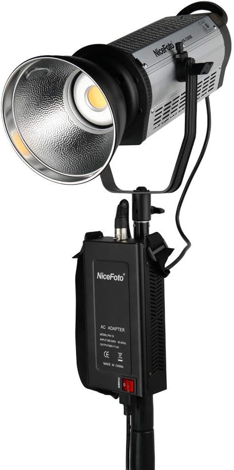 NiceFoto HA-3300B LED-Video-COB-Licht mit Tageslichtausgleich CRI95 & TLCI95 +, 65200lux @ 1M Bowens