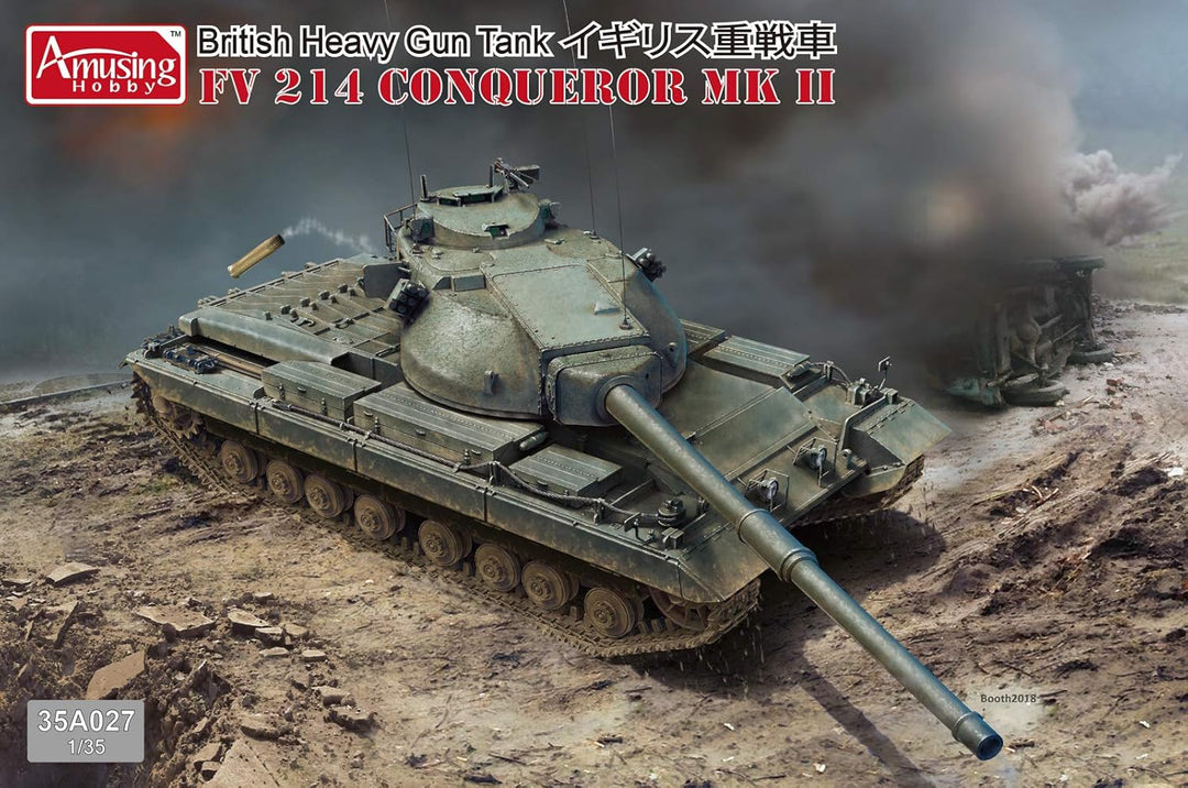 Amusing Hobby AMH35A027 35A027 1:35 FV214 Conqueror Mk.II, Mehrfarbig
