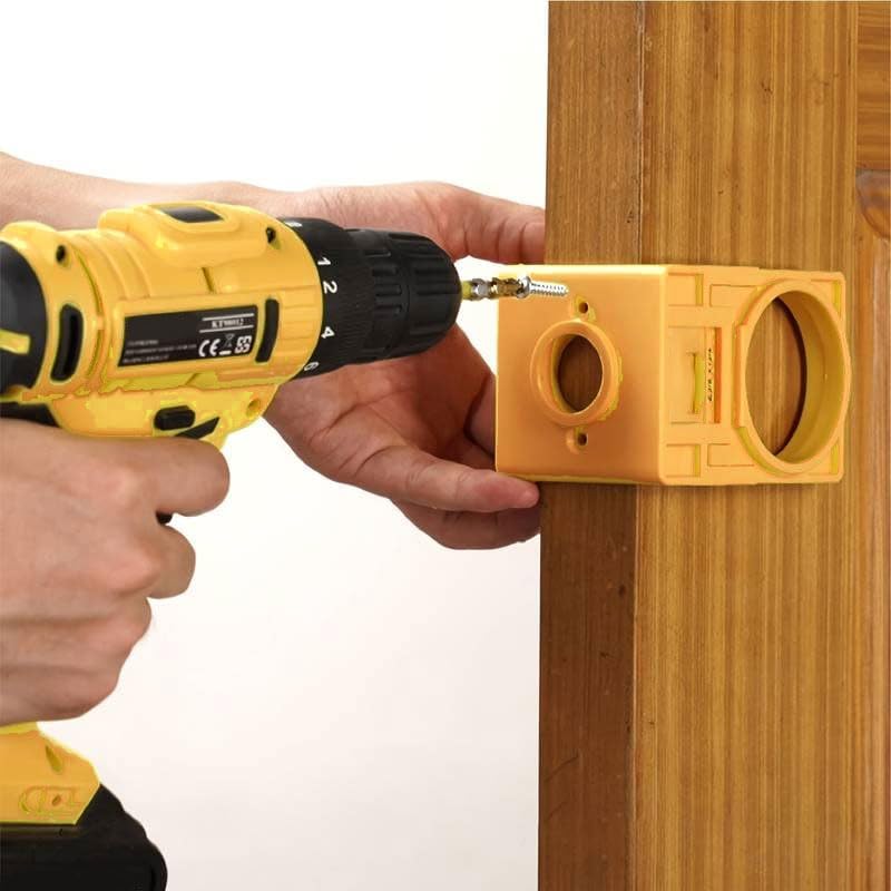 Tolsen Türschloss-Installationsset – Verstellbares Holztürschloss-Montagewerkzeug-Set für die Instal