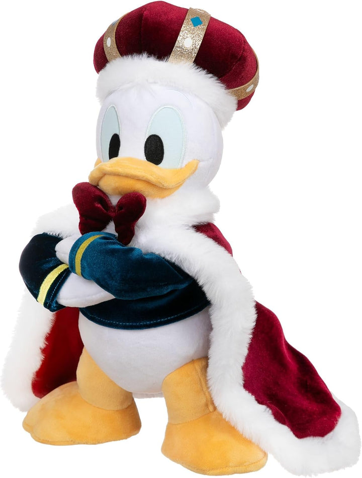 Disney Store Official - Donald Duck als König - Kuscheltier - 39 cm/15" - Plüsch-Spielzeug mit Umhan