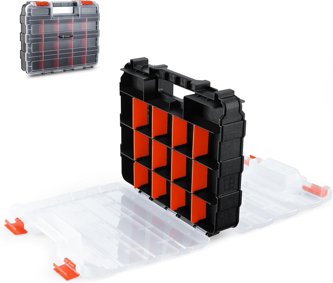 Sortierbox Sortimentskasten Sortierkasten Sortierboxen für kleinteile: DEKO Transparenter Doppelseit