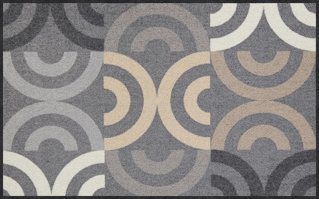Salonloewe Borrby City-chic Fussmatte waschbar 075 x 120 cm Fussabtreter Schmutzfangmatte Flur-Läufe
