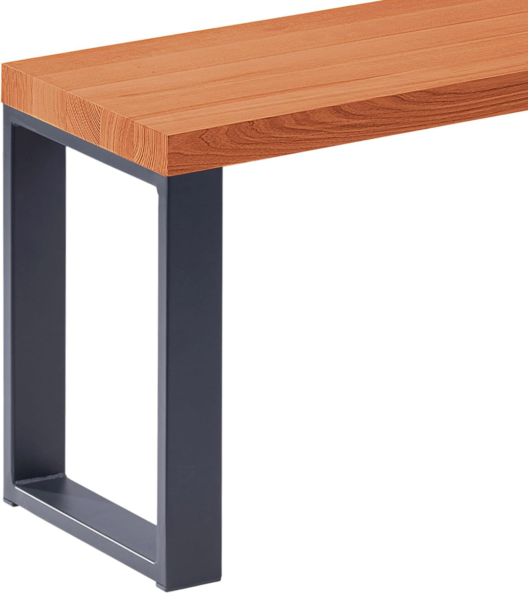 LAMO Manufaktur Sitzbank Esszimmer Holzbank 30x60x47 cm, Möbelfüsse Simple Anthrazit/Dunkel, LSB-01-