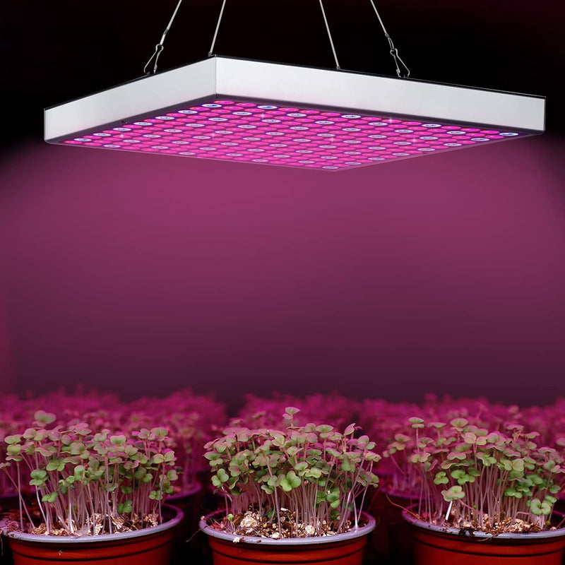 Lospitch 45W LED Pflanzenlampe, 225 Rot&Blau LEDs Grow Lampe, Vollspektrum Pflanzenlicht für Hydropo