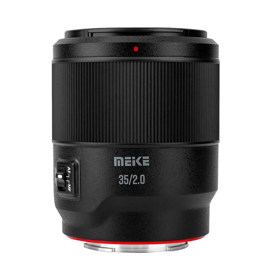Meike 35mm F2.0 Autofokus Vollformat STM Schrittmotor Objektiv Kompatibel mit Sony E Mount Kameras A