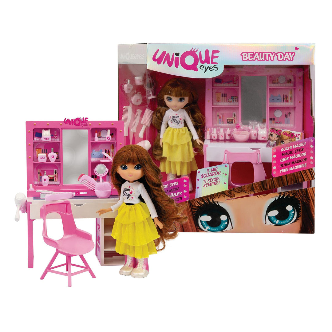 Unique Eyes Beauty Day Spielset mit Puppe