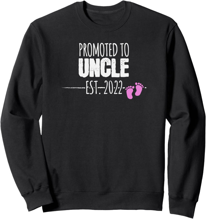 Onkel 2022, Onkel werden Geschenk, Befördert zum Paten, Mann Sweatshirt