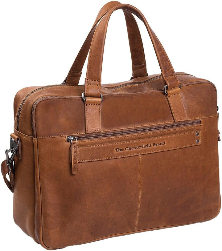 The Chesterfield Brand Misha - Aktentasche 17" Leder 43 cm Cognac, Cognac