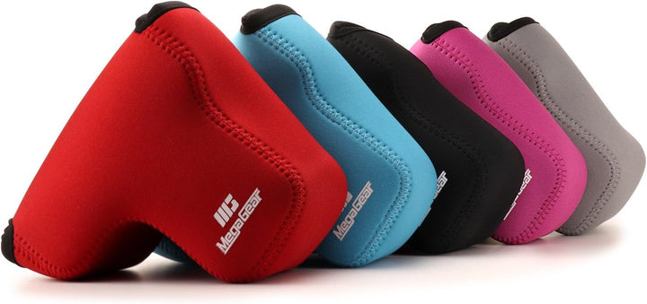 MegaGear Panasonic Lumix DC-GX9 (12-60mm) Ultraleichte Kameratasche aus Neopren - Schwarz, Schwarz