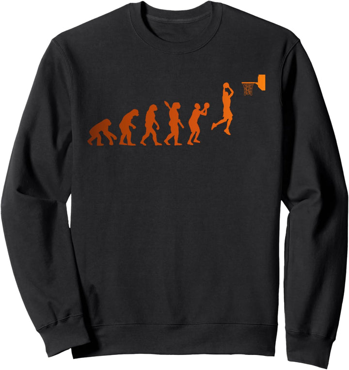Dunking Basketball Spieler Evolution Sweatshirt