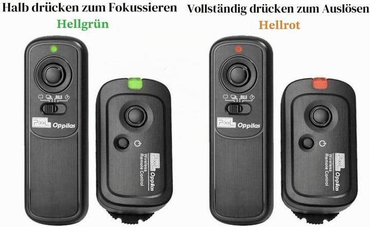 Pixel Kabellose Fernauslöser RW-221/N3 Kamera Funkfernauslöser Kompatibel mit Canon EOS R5 10D 6D-II