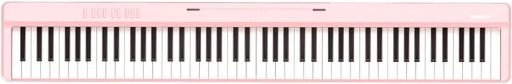 TERENCE E Piano 88 Tasten Rosa, Keyboard Piano mit Halbgewichtet, Faltbares Klavier mit Aufnahme und