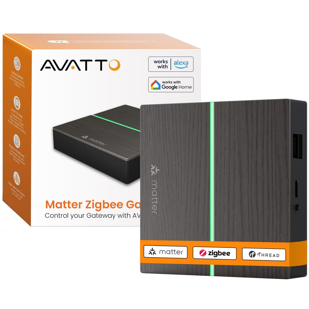 AVATTO Tuya Matter Zigbee Gateway, Thread Gateway, unterstützt Alexa, Google Assistant, Apple HomeKi