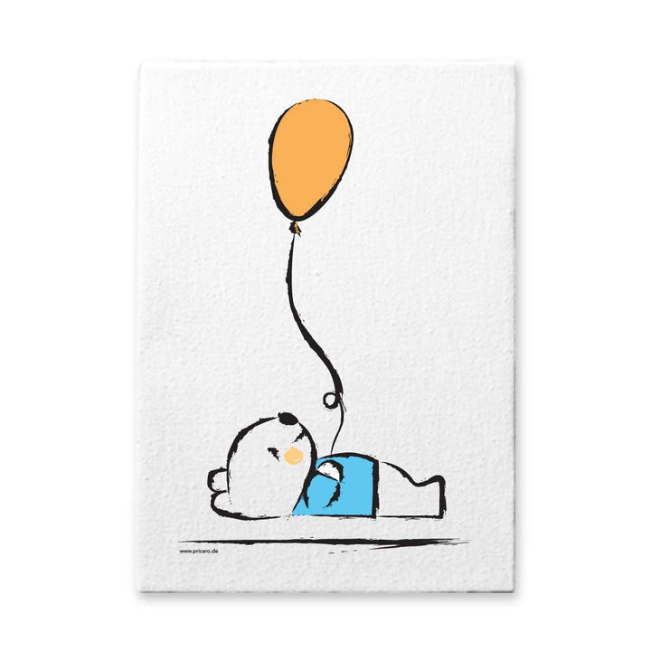 PRICARO Leinwand "Baby-Boy", 20 x 30 cm, 3er Set