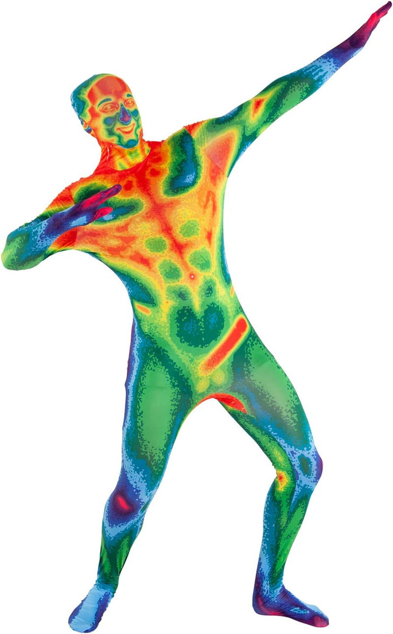 Morphsuits Infrarot Erwachsene, Kostüm Herren, Halloween Herren, Herren, Ganzkörper Kostüm Männer, G